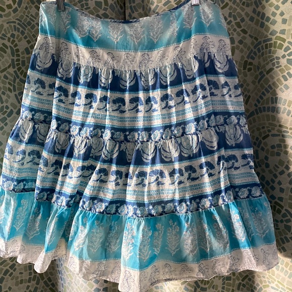 Chaps Cotton Skirt 14 - Picture 1 of 6